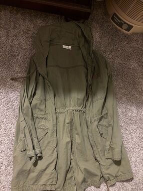 bp Olive Hooded Utility Jacket